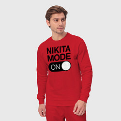 Костюм хлопковый мужской Nikita Mode On, цвет: красный — фото 2