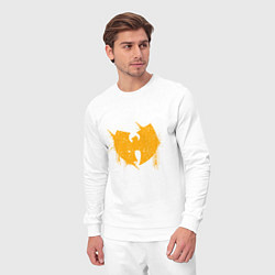 Костюм хлопковый мужской Wu-Tang Yellow, цвет: белый — фото 2