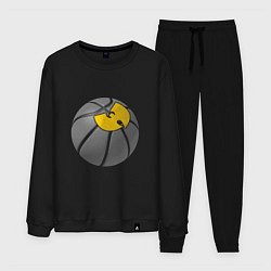 Костюм хлопковый мужской Wu-Tang Basketball, цвет: черный