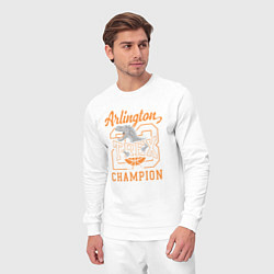 Костюм хлопковый мужской T-rex Champion 23, цвет: белый — фото 2