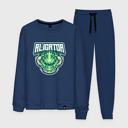 Костюм хлопковый мужской Aligator, цвет: тёмно-синий