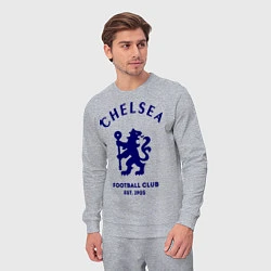 Костюм хлопковый мужской Chelsea Est. 1905, цвет: меланж — фото 2