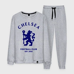 Костюм хлопковый мужской Chelsea Est. 1905, цвет: меланж