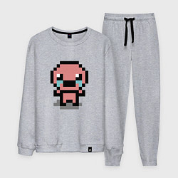 Костюм хлопковый мужской Pixel isaac, цвет: меланж