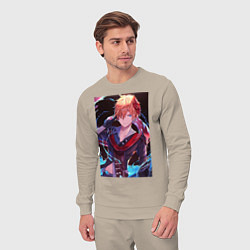 Костюм хлопковый мужской Tartaglia, цвет: миндальный — фото 2