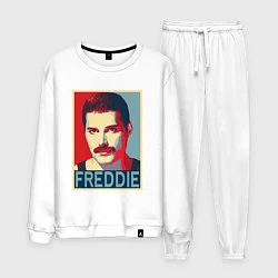 Костюм хлопковый мужской Freddie, цвет: белый