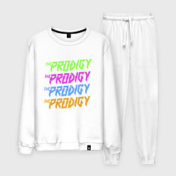 Костюм хлопковый мужской The Prodigy, цвет: белый