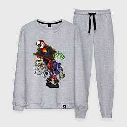 Костюм хлопковый мужской Pirat Zombie, цвет: меланж