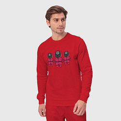 Костюм хлопковый мужской Pink Soldier в игре, цвет: красный — фото 2