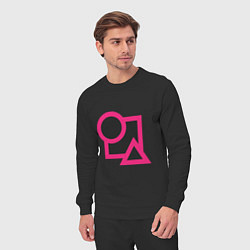 Костюм хлопковый мужской Pink Black Game, цвет: черный — фото 2