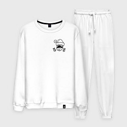 Костюм хлопковый мужской МАГИЧЕСКАЯ БИТВА НОВЫЙ ГОД АНИМЕ, цвет: белый