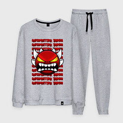 Мужской костюм GEOMETRY DASH КРАСНЫЙ ОГНЕННЫЙ ДЕМОН