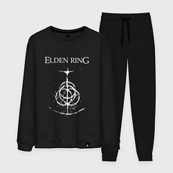 Костюм хлопковый мужской Elden ring лого, цвет: черный