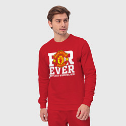 Костюм хлопковый мужской Manchester United FOREVER NOT JUST WHEN WE WIN, цвет: красный — фото 2
