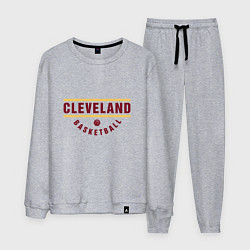 Костюм хлопковый мужской Cleveland - Basketball, цвет: меланж