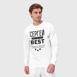 Костюм хлопковый мужской СЕРГЕЙ BEST OF THE BEST, цвет: белый — фото 2