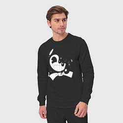 Костюм хлопковый мужской Bendy And The Ink Machine образ, цвет: черный — фото 2