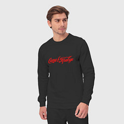 Костюм хлопковый мужской Сила в правде Cola style, цвет: черный — фото 2