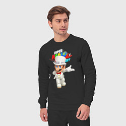 Костюм хлопковый мужской Super Mario Odyssey Nintendo, цвет: черный — фото 2