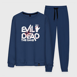 Костюм хлопковый мужской Logo Evil Dead in the blood, цвет: тёмно-синий