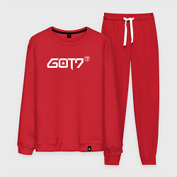 Костюм хлопковый мужской Got7 jinyoung, цвет: красный