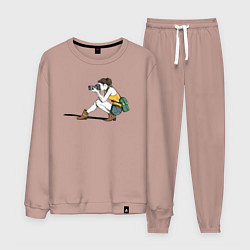 Мужской костюм Девушка фотограф за работой