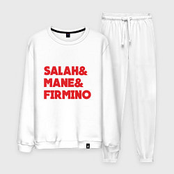 Костюм хлопковый мужской Salah - Mane - Firmino, цвет: белый