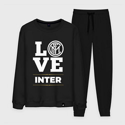 Костюм хлопковый мужской Inter Love Classic, цвет: черный