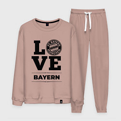 Костюм хлопковый мужской Bayern Love Классика, цвет: пыльно-розовый