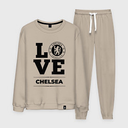 Костюм хлопковый мужской Chelsea Love Классика, цвет: миндальный