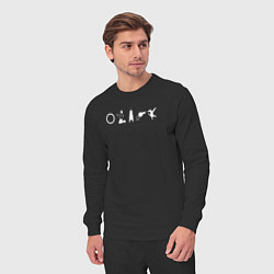 Костюм хлопковый мужской Symbolism Ozark, цвет: черный — фото 2
