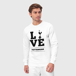 Костюм хлопковый мужской Tottenham Love Классика, цвет: белый — фото 2