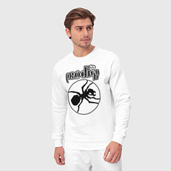 Костюм хлопковый мужской The prodigy ant, цвет: белый — фото 2