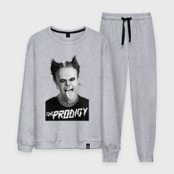 Костюм хлопковый мужской The Prodigy - firestarter, цвет: меланж