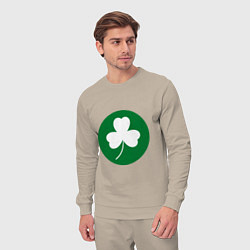 Костюм хлопковый мужской Celtics Style, цвет: миндальный — фото 2