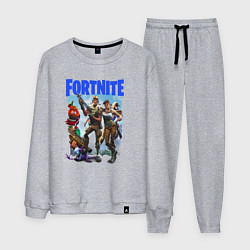 Костюм хлопковый мужской FORTNITE ПЕРСОНАЖИ ИГРЫ, цвет: меланж