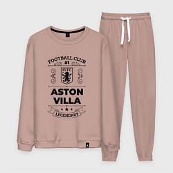 Костюм хлопковый мужской Aston Villa: Football Club Number 1 Legendary, цвет: пыльно-розовый