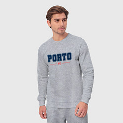 Костюм хлопковый мужской Porto FC Classic, цвет: меланж — фото 2