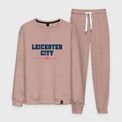 Костюм хлопковый мужской Leicester City FC Classic, цвет: пыльно-розовый