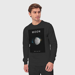 Костюм хлопковый мужской Moon Луна Space collections, цвет: черный — фото 2