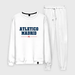 Костюм хлопковый мужской Atletico Madrid FC Classic, цвет: белый