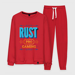 Костюм хлопковый мужской Игра Rust PRO Gaming, цвет: красный
