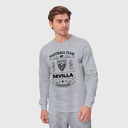 Костюм хлопковый мужской Sevilla: Football Club Number 1 Legendary, цвет: меланж — фото 2