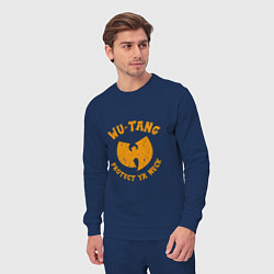 Костюм хлопковый мужской Protect Ya Neck Wu-Tang, цвет: тёмно-синий — фото 2