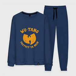 Костюм хлопковый мужской Protect Ya Neck Wu-Tang, цвет: тёмно-синий