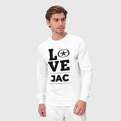 Костюм хлопковый мужской JAC Love Classic, цвет: белый — фото 2