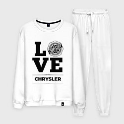 Костюм хлопковый мужской Chrysler Love Classic, цвет: белый