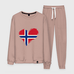 Мужской костюм Сердце - Норвегия