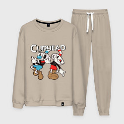 Костюм хлопковый мужской Cuphead - Mugman, цвет: миндальный