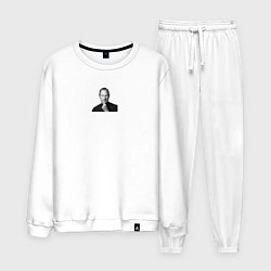 Костюм хлопковый мужской Стив Джобс - фото, цвет: белый